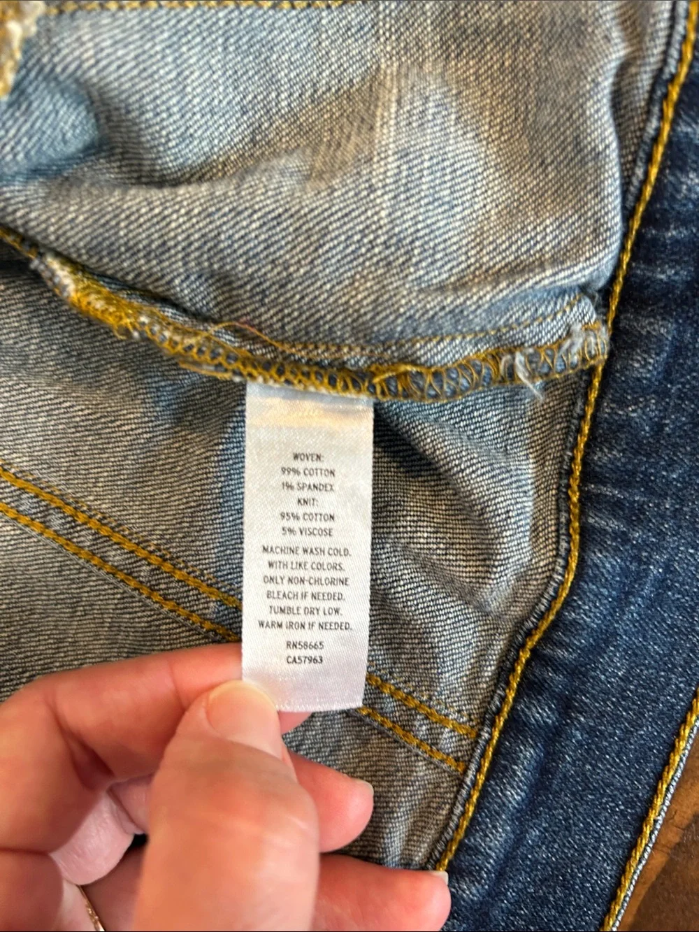 Tucker + Tate Blue Denim Jacket with Light Gray Hood & Sleeves